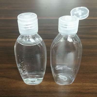 Refillable 50ml Clear Plastic Bottle With Flip Off Cap PET bottle in stock